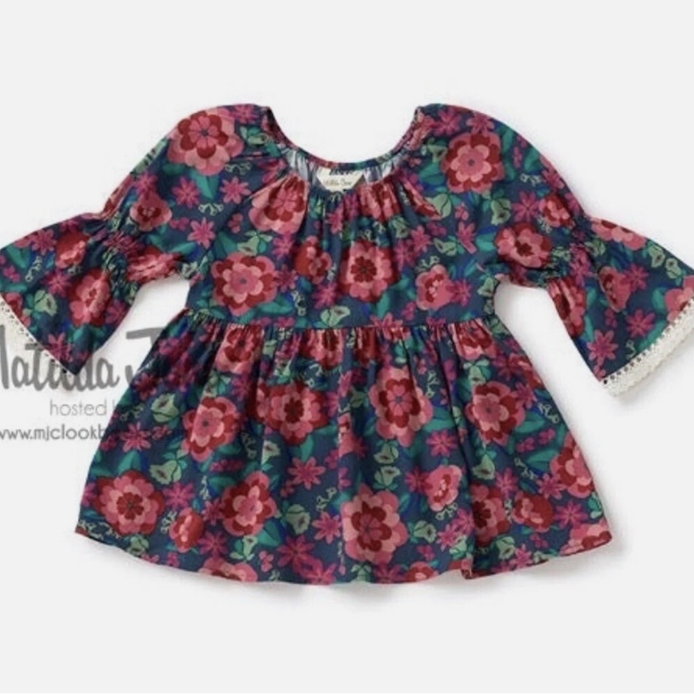 Matilda Jane Floral Top - Girls